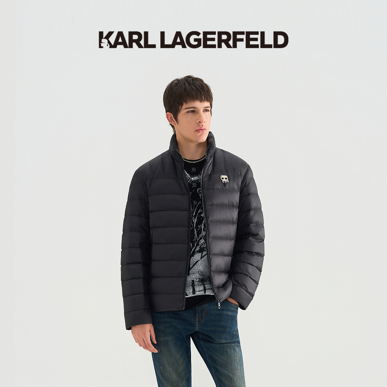 【承禾专属】KARLLAGERFELD卡尔拉格斐2025秋季新款羽绒服M26Z4024