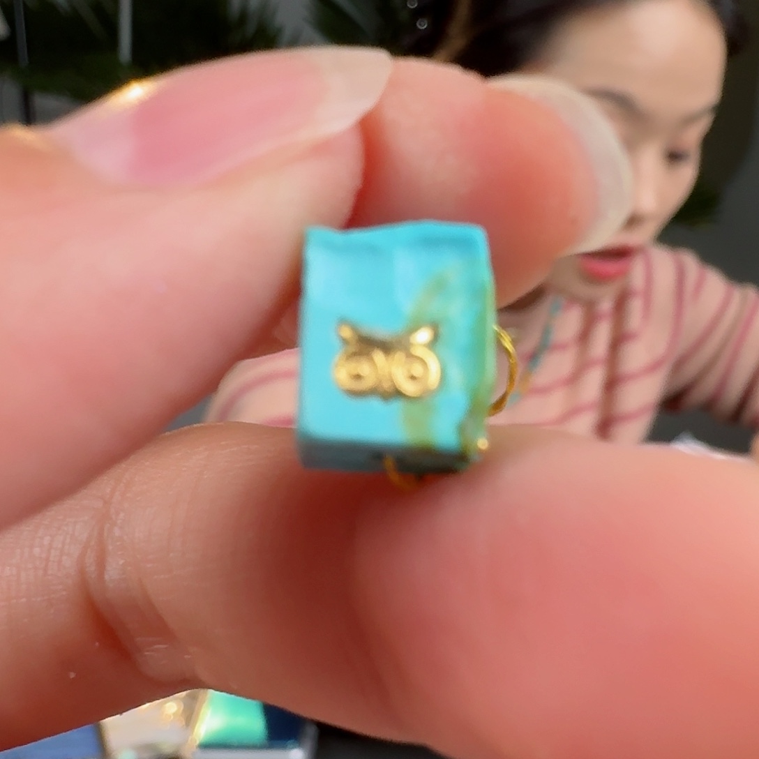 绿松石珠宝奇石未镶嵌