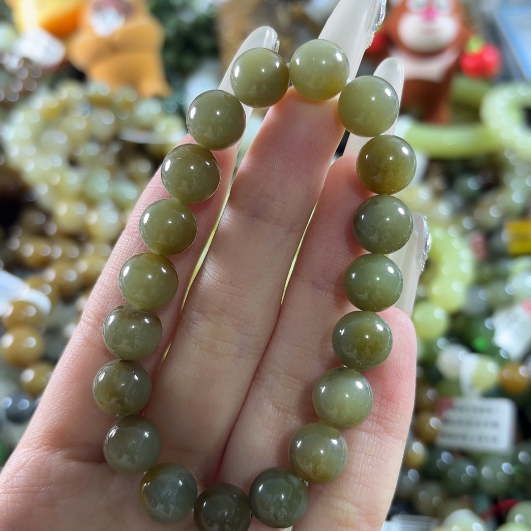 和田玉未镶嵌手链94