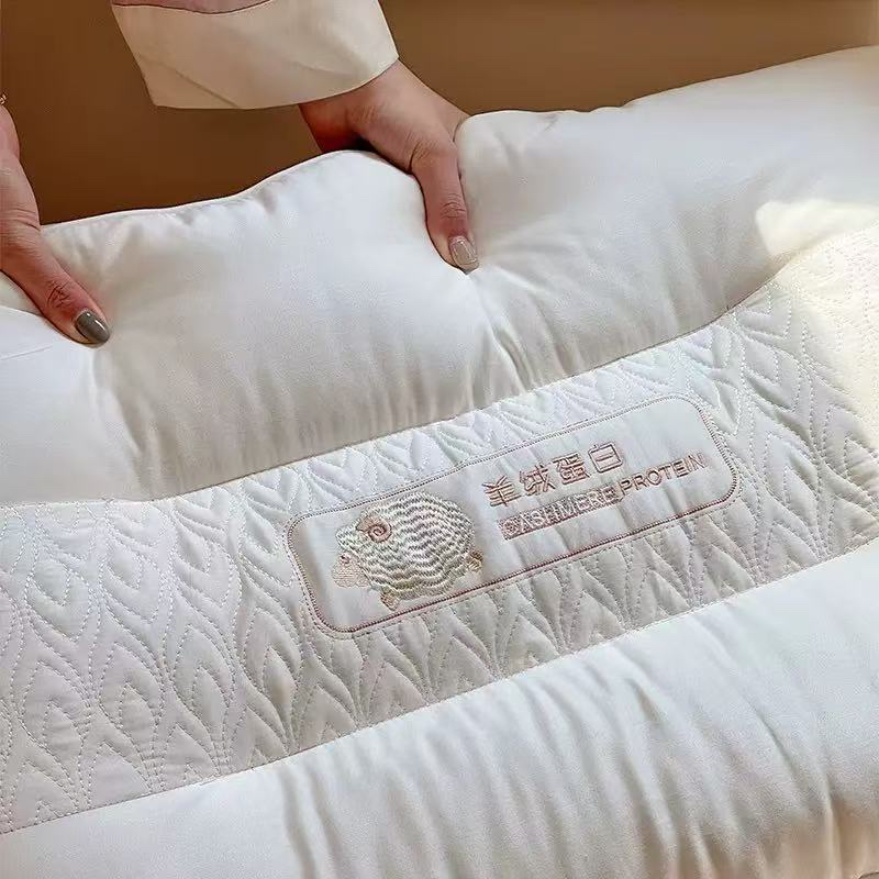 羊绒蛋白家纺布艺枕枕套枕头
