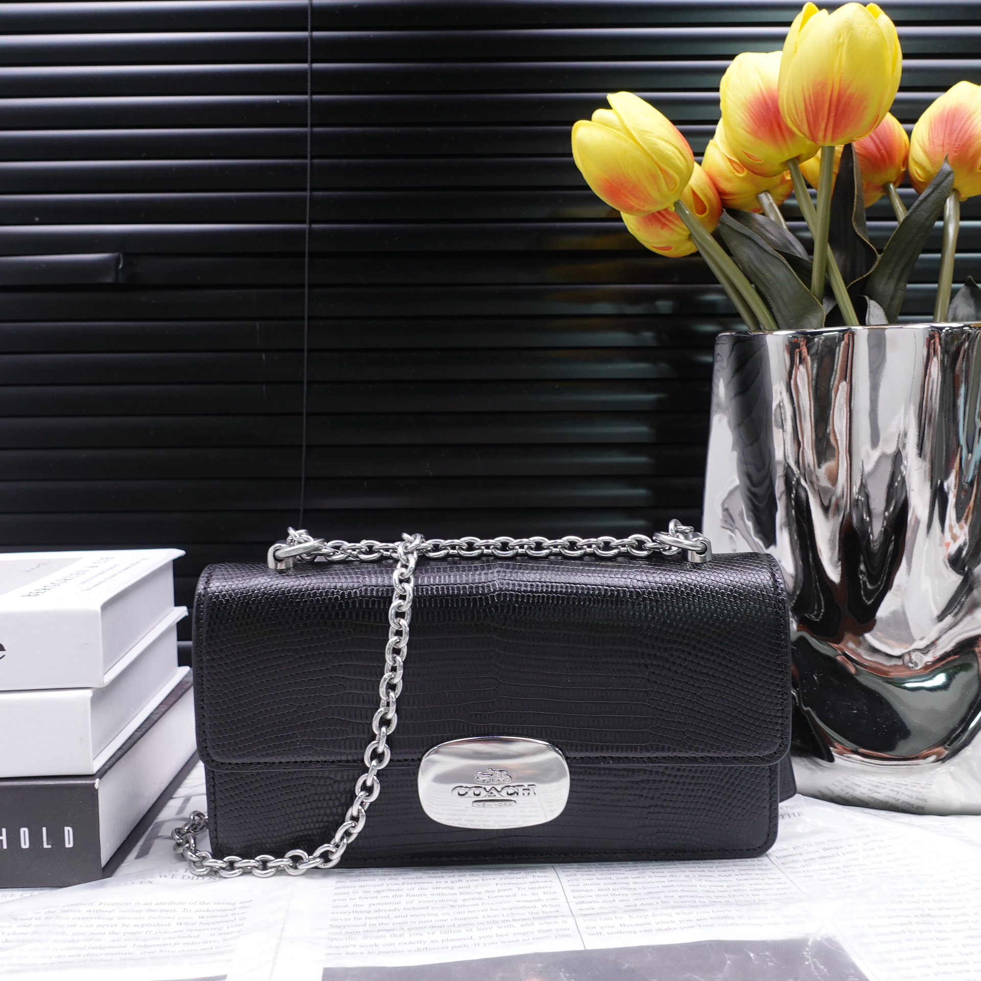 95新 COACH/蔻驰 单肩包/T10336027