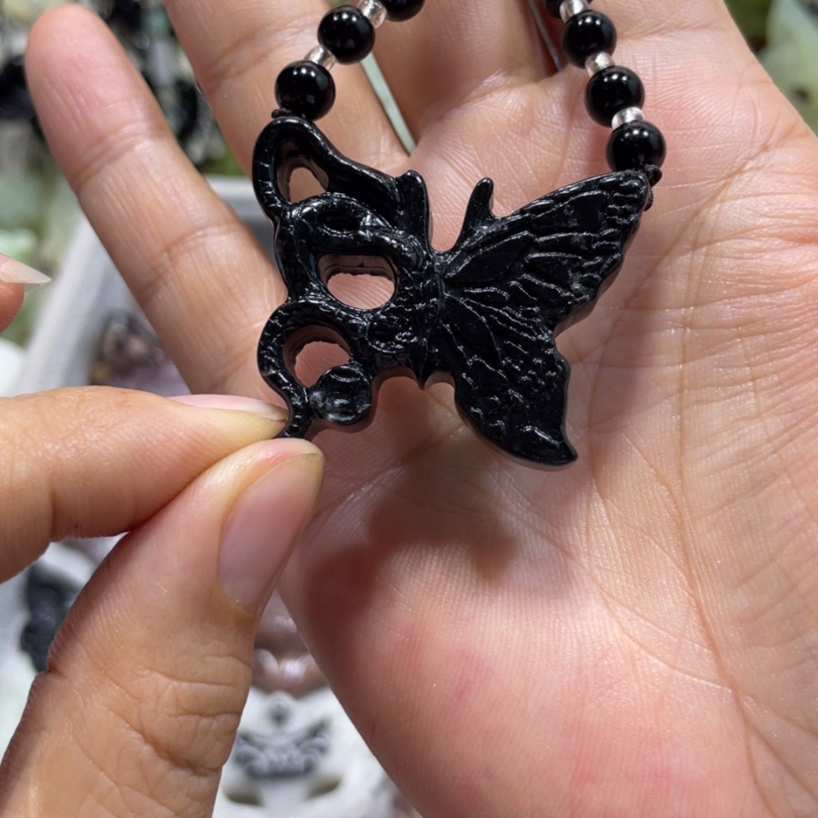 【闪购商品】岫玉颈饰未镶嵌41吊坠