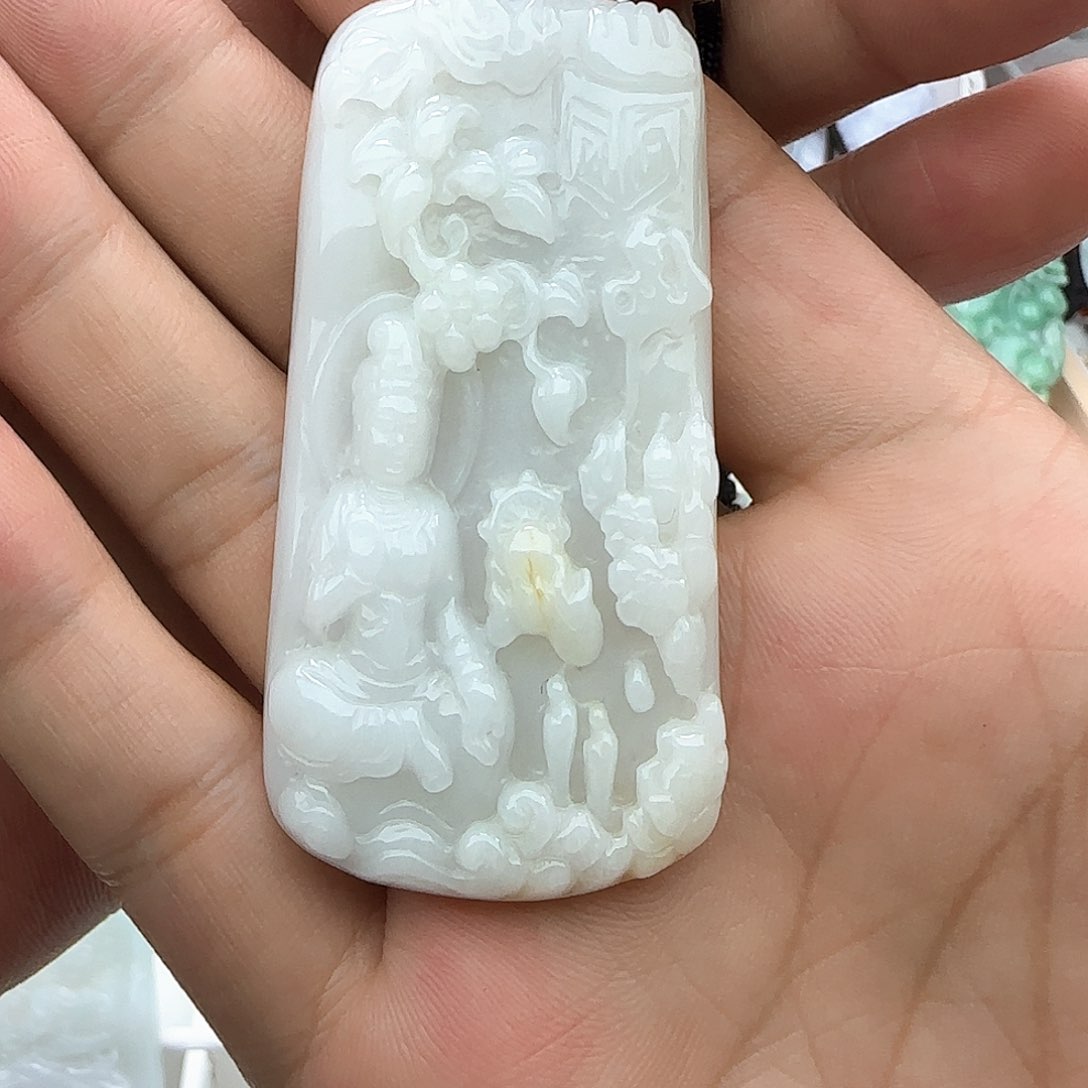 翡翠颈饰未镶嵌@***见翡翠