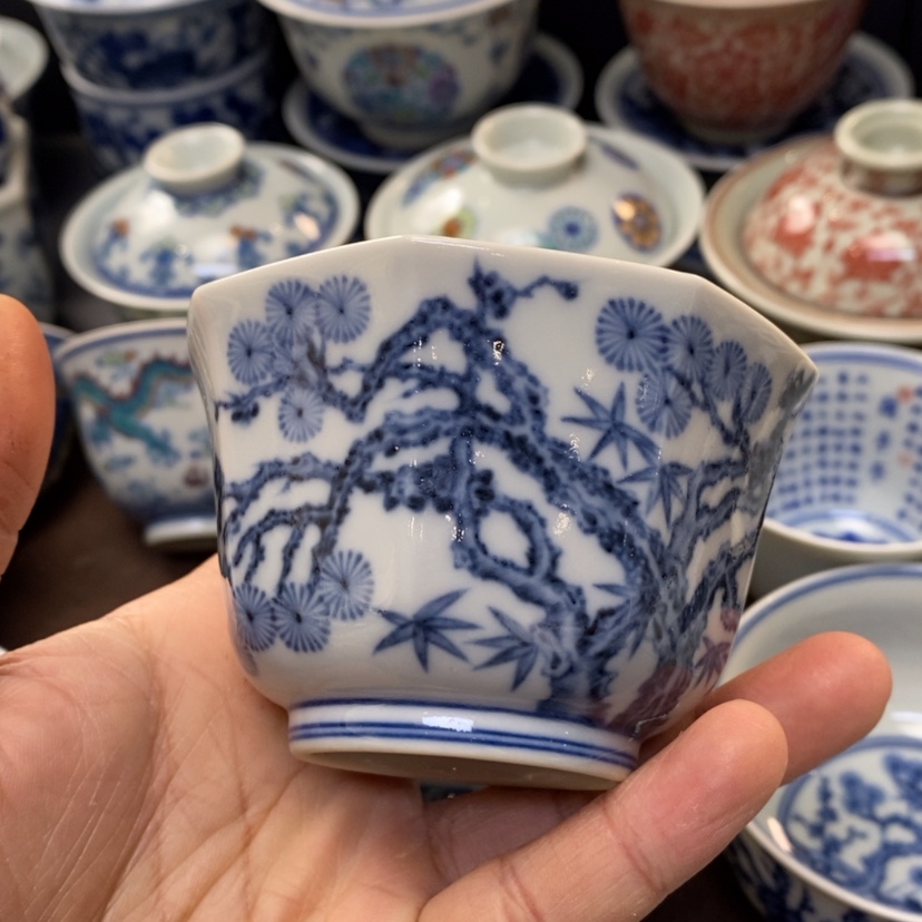 【闪购商品】景德镇青花主人杯