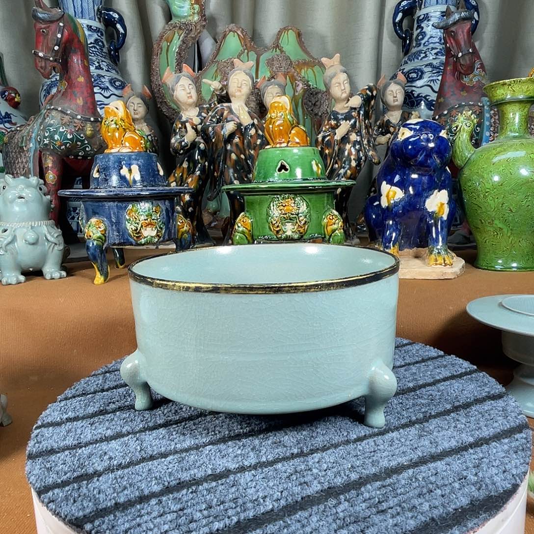 习***然摆件陶全品相包邮到家！