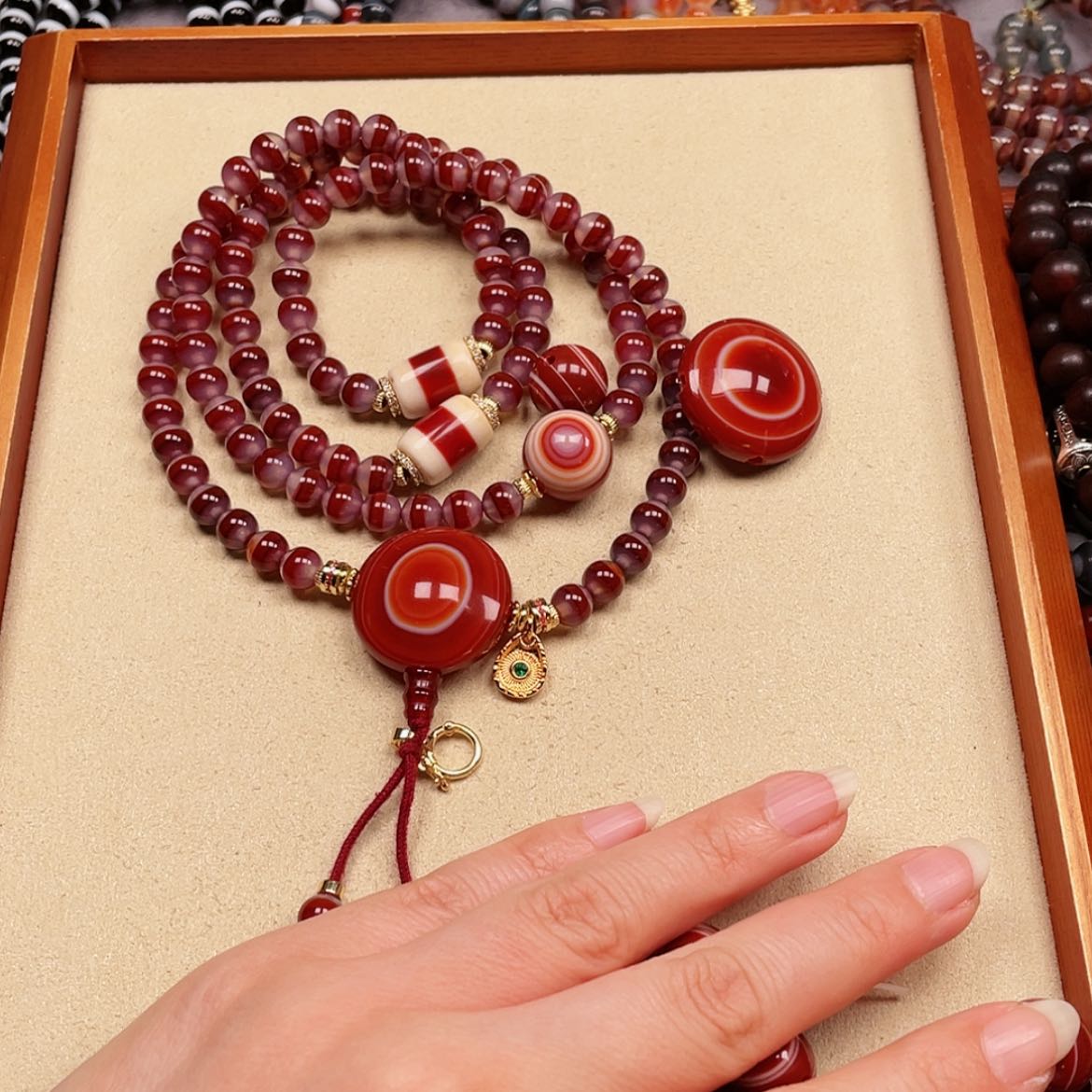 【闪购商品】玛瑙/玉髓合金珠宝半成品在****馊