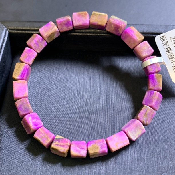 天然老料舒俱来手串 重19.3克 8mm 樱花料
