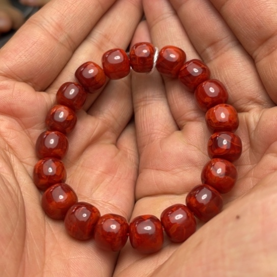 南红玛瑙手串11多样性发1未镶嵌