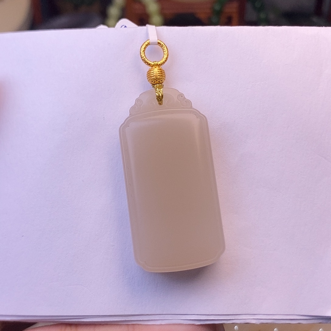 和田玉清货价熟藕粉红粉无事牌未镶嵌