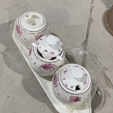 微瑕，不能明火一套调理罐