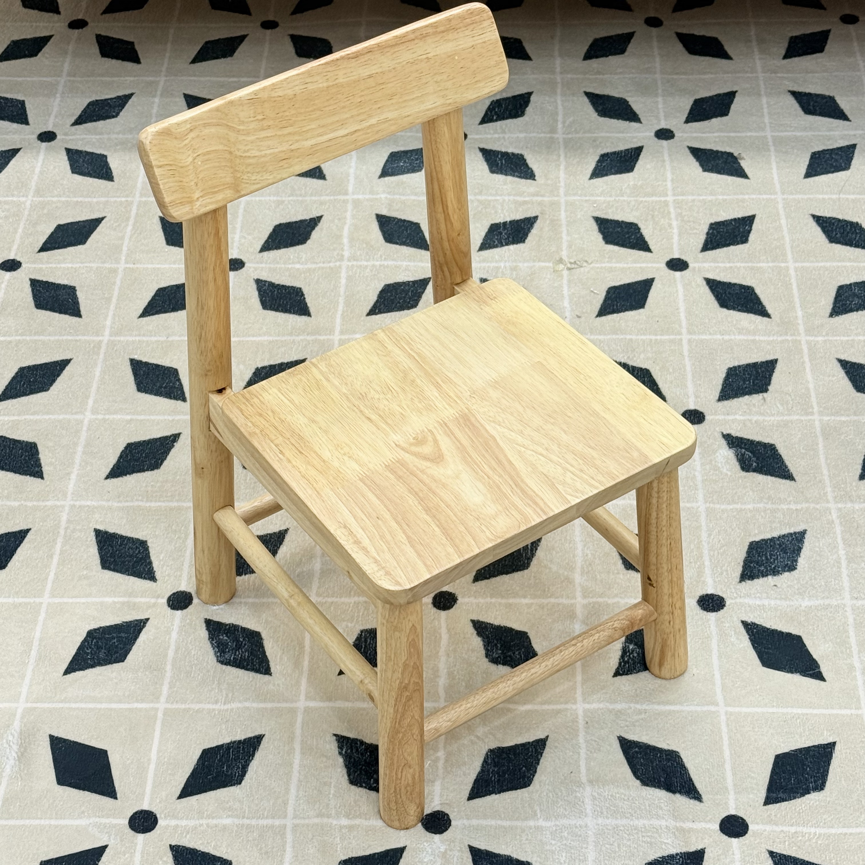 实木火柴凳靠背椅家用客厅小椅子凳子吃饭餐椅防滑矮凳