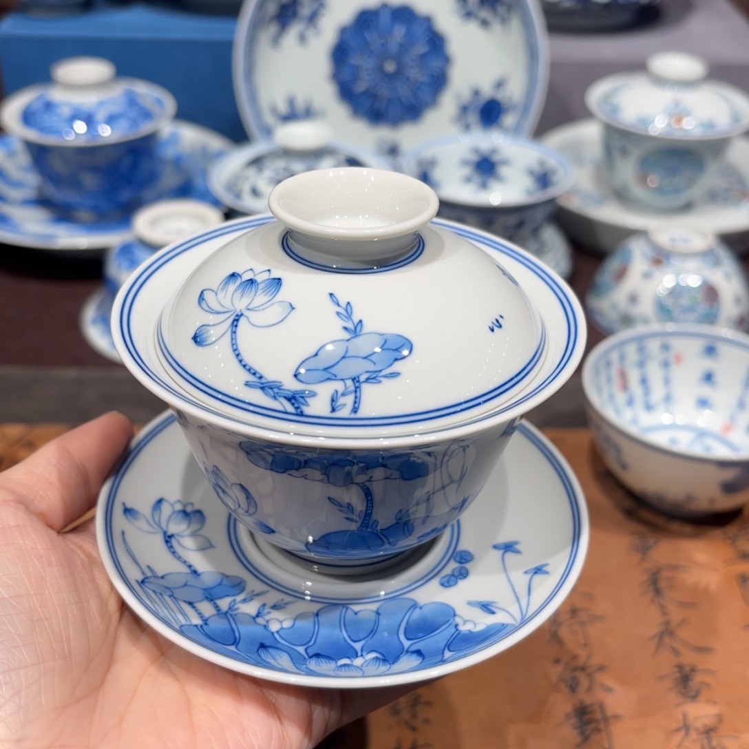 瓷片景德镇纯手工手绘