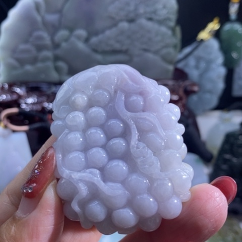 【闪购商品】颈饰未镶嵌翡翠葡萄