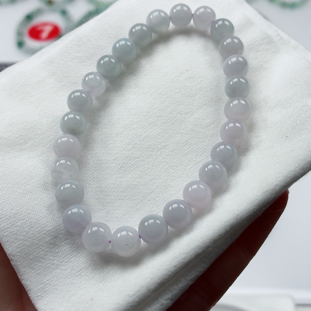 翡翠未镶嵌手链卡7.5（货尾）