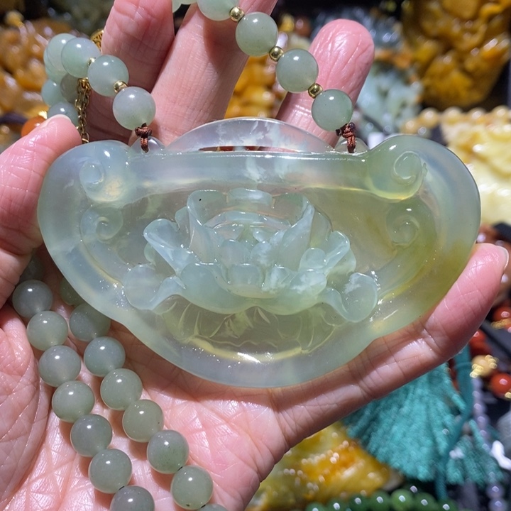 岫玉岫玉吊坠未镶嵌