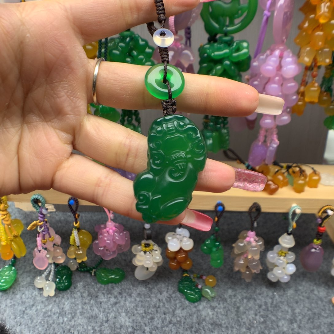 玛瑙/玉髓吊坠(不含链)未镶嵌