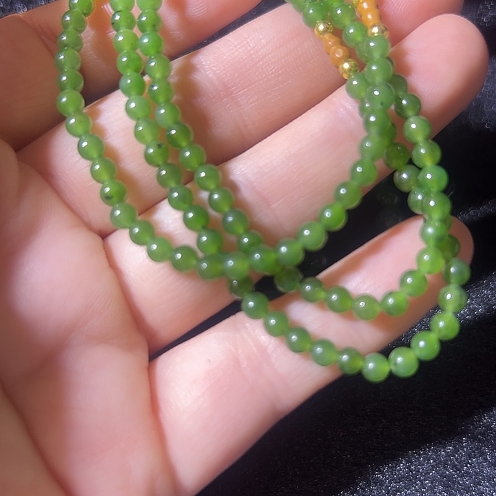 和田玉未镶嵌手链