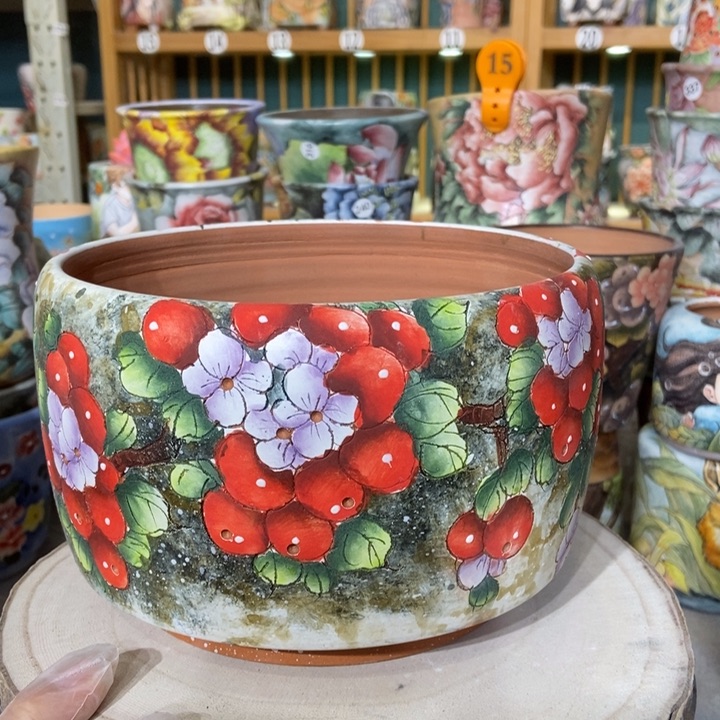 红陶景德镇艺术手绘作品