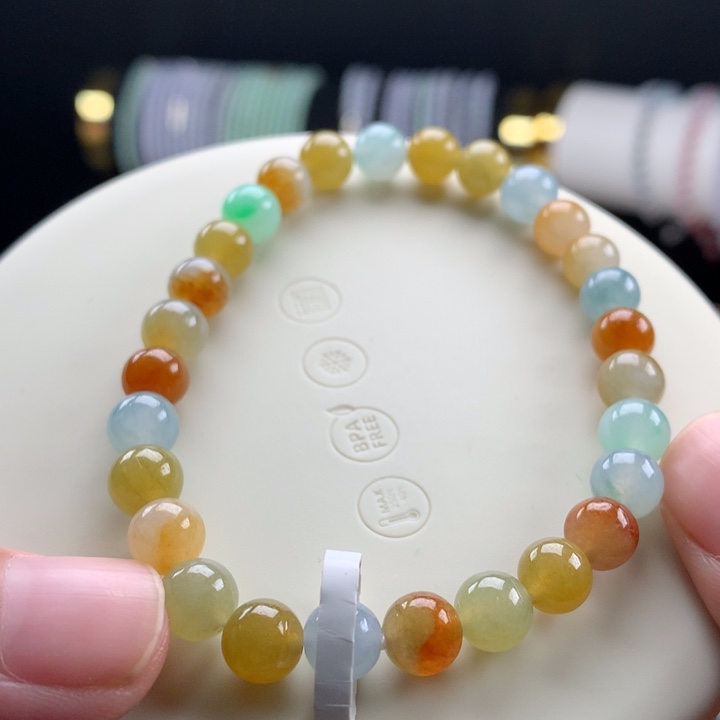 未镶嵌手链翡翠卡6.7