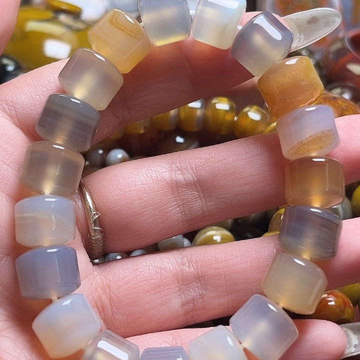 玛瑙/玉髓未镶嵌手串