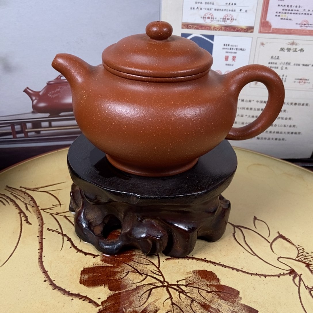 紫砂茶壶240 容量宜兴紫砂壶