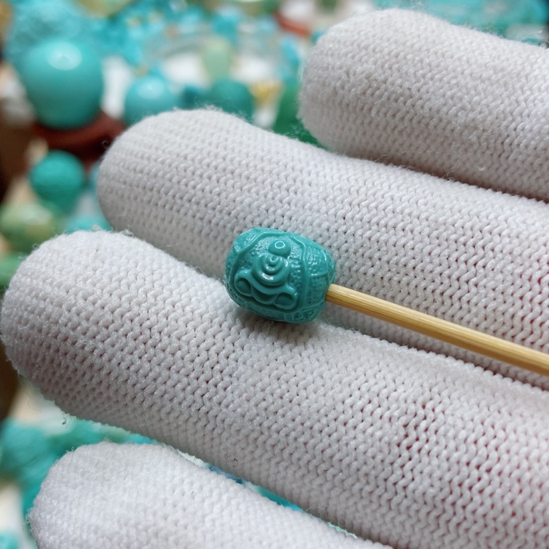 绿松石未镶嵌珠子