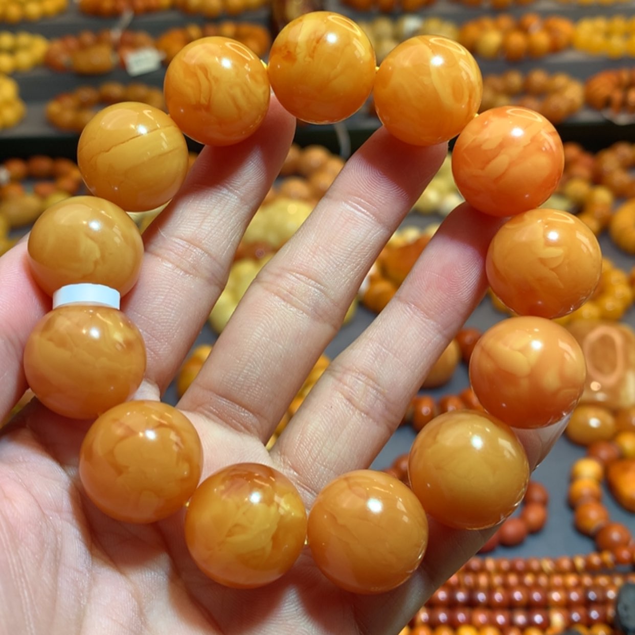 【闪购商品】未镶嵌琥珀手链蜜蜡
