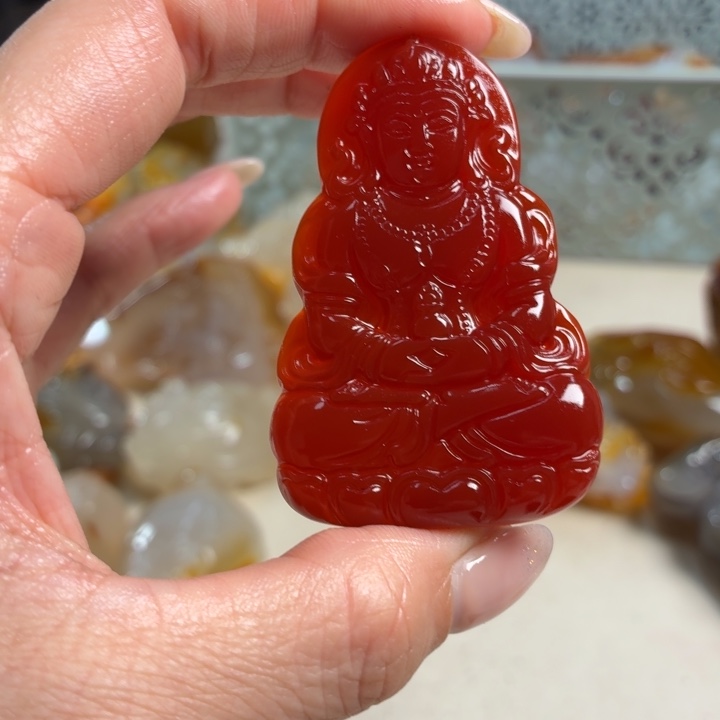 玛瑙/玉髓未镶嵌吊坠(不含链)
