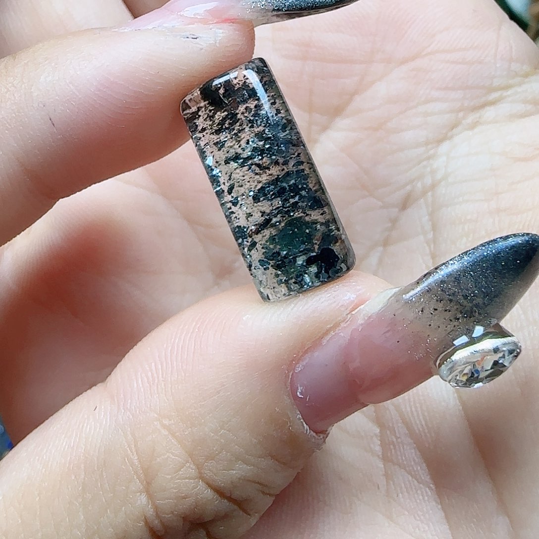 水晶手链未镶嵌P****大蓝金砂黑色的