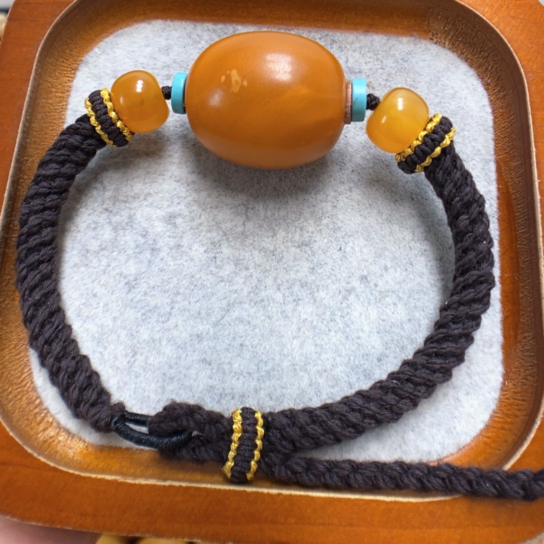 蜜蜡手串未镶嵌蜜蜡