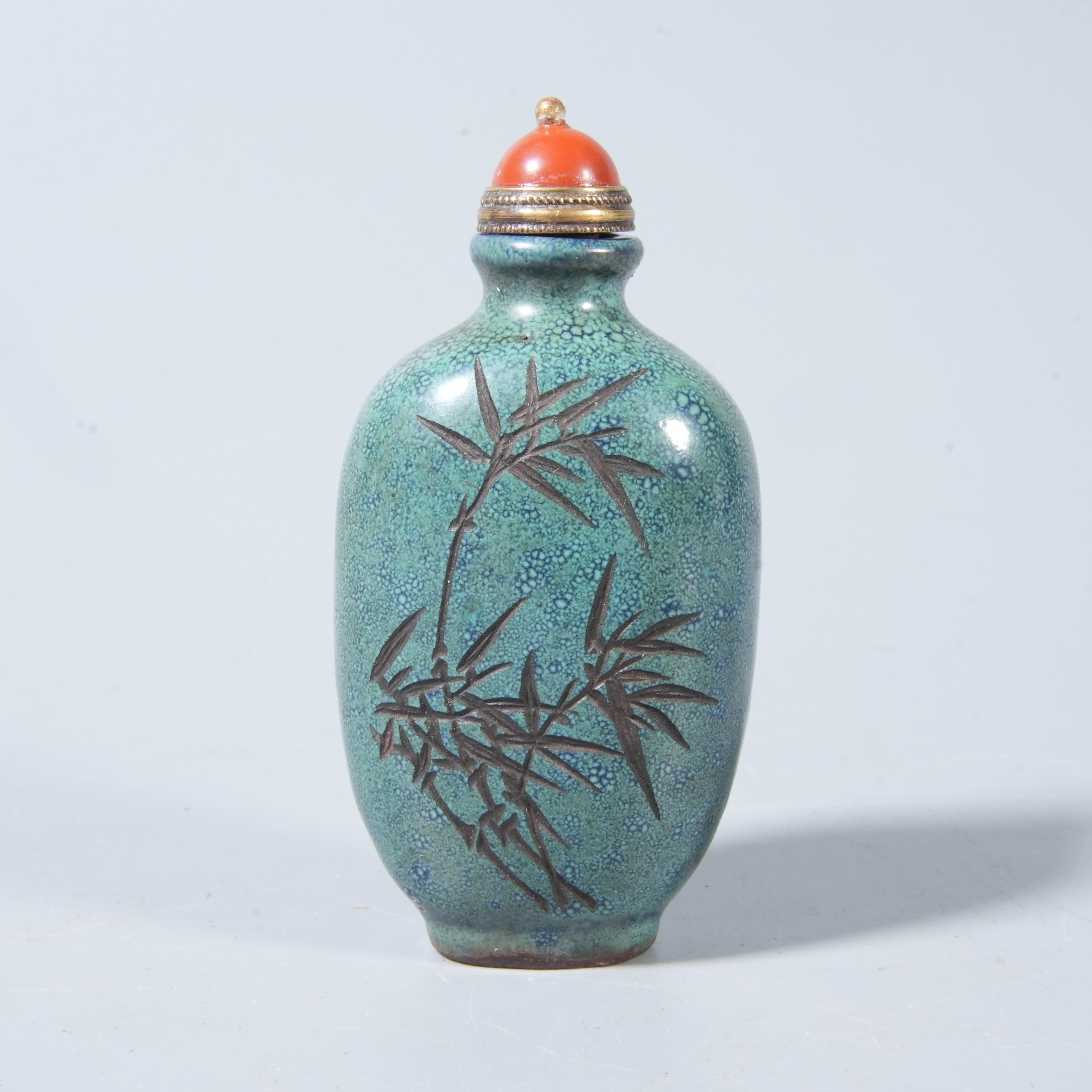 Tgz02 清代 紫砂鼻烟壶