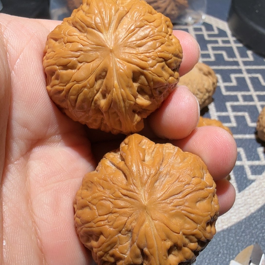 文玩核桃把件铁锤