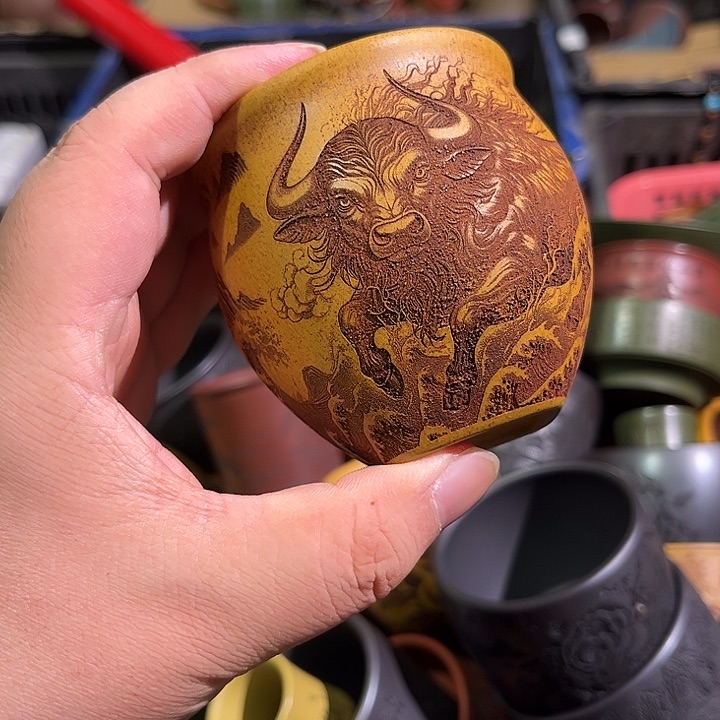 茶杯紫砂全手工紫砂主人杯