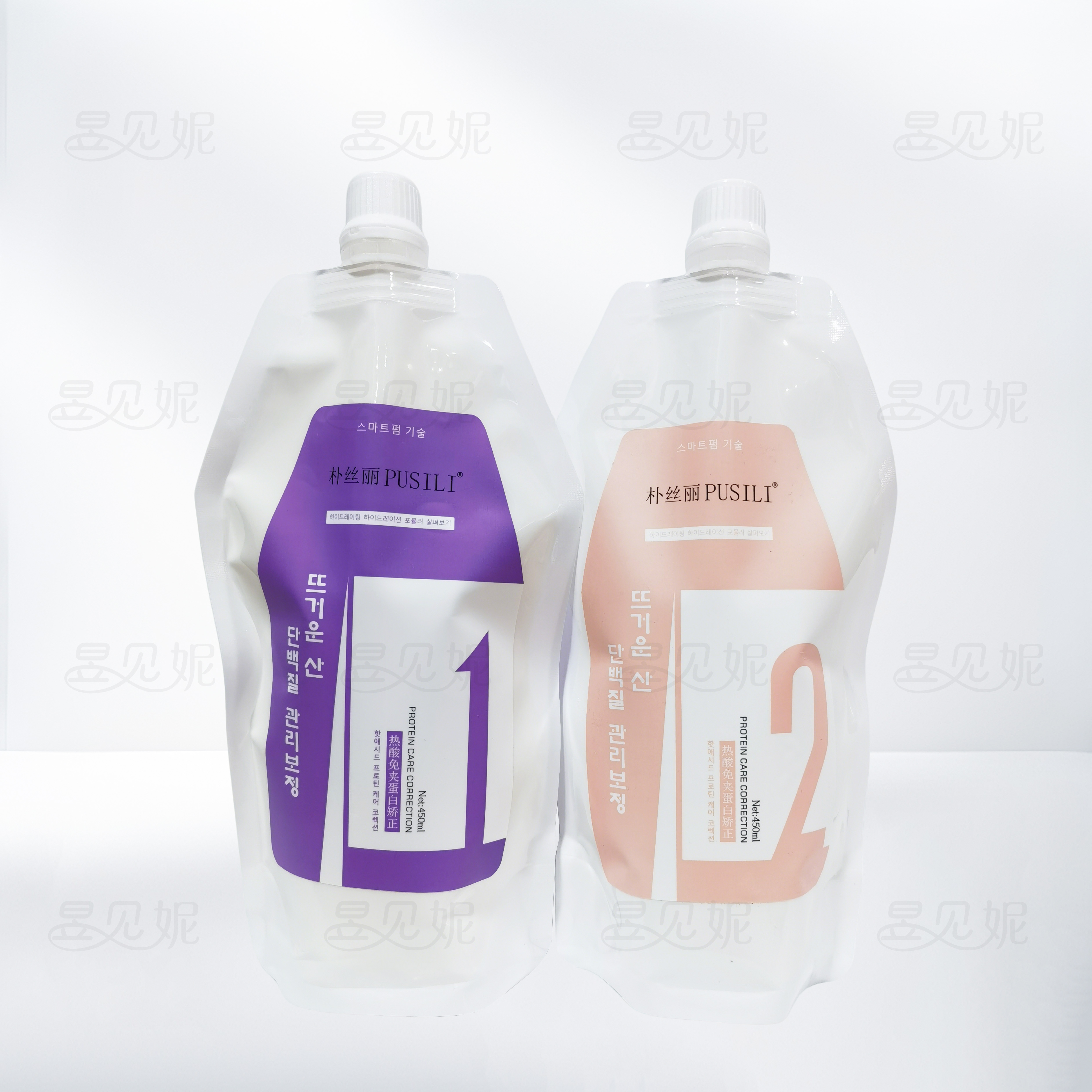 朴丝丽热酸免夹蛋白矫正头发毛发矫正膏直发膏离子烫理发店专用
