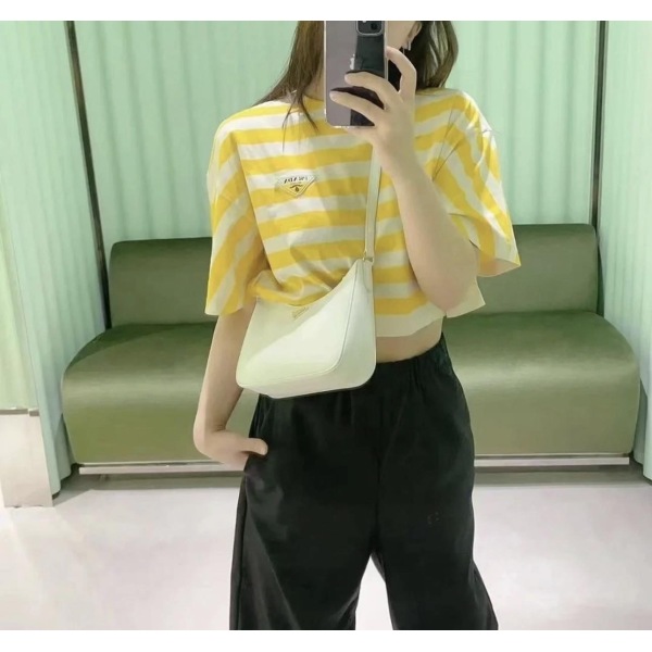 妃鱼/普拉达/100 %棉/T恤/95新/M8/14