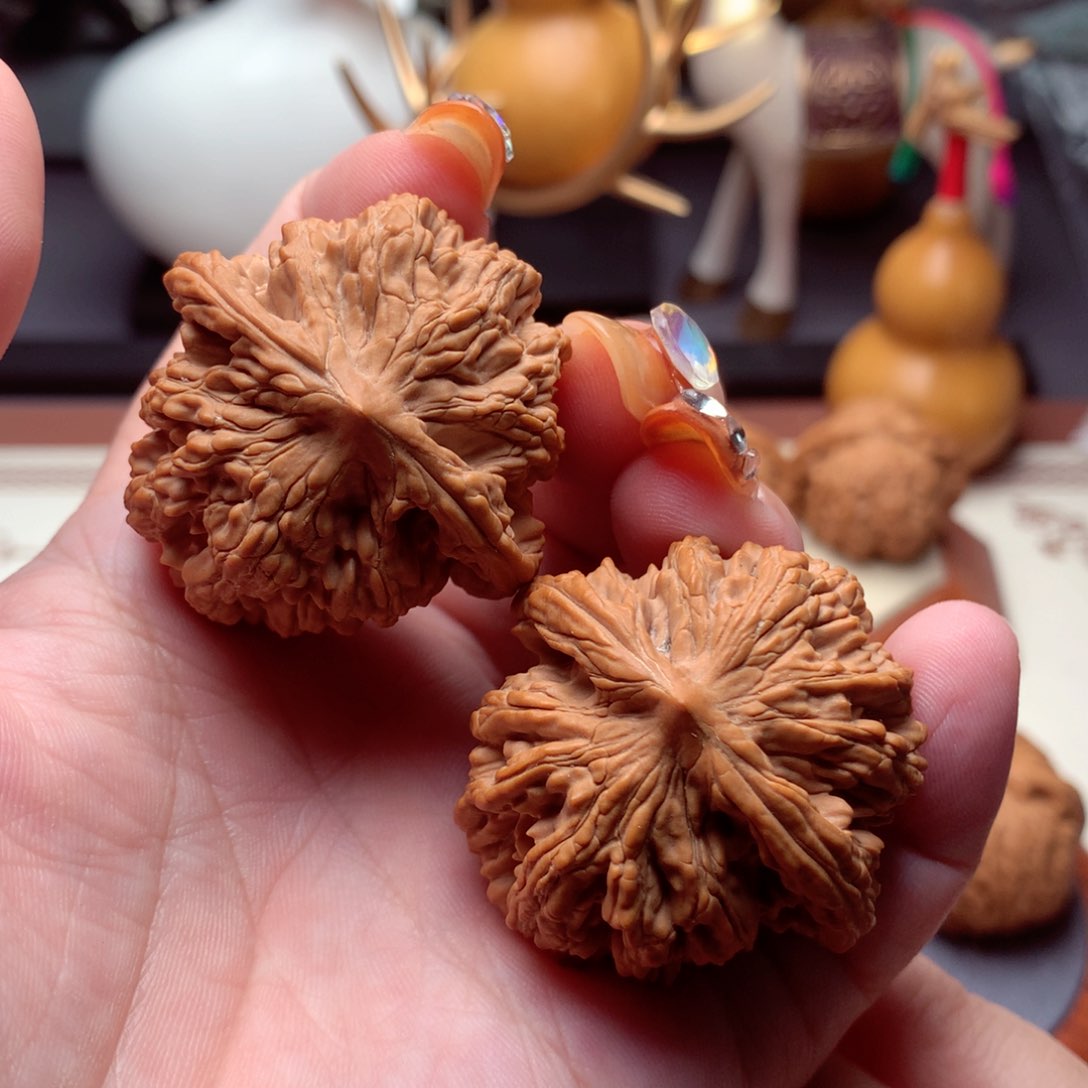 文玩核桃把件狮虎兽全品  1号