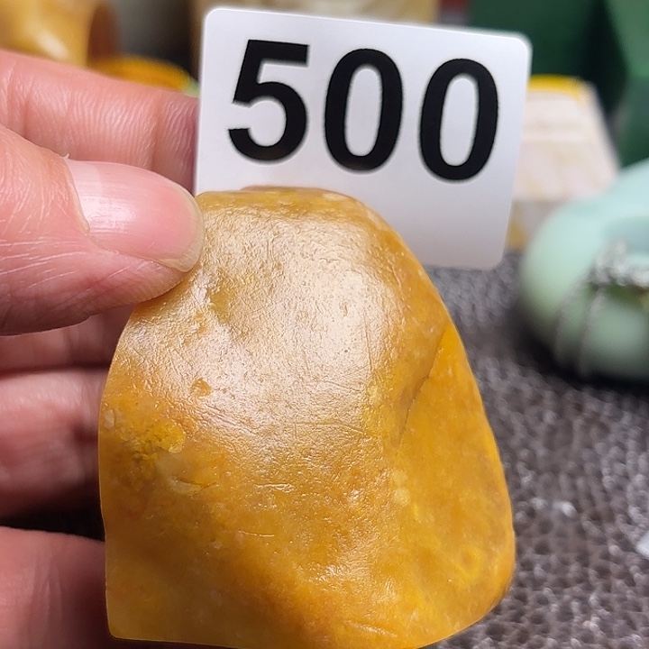 老挝石精美老挝田黄章