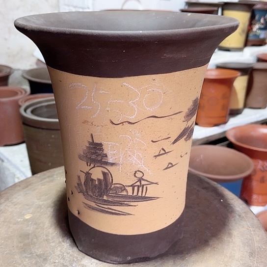 紫砂花盆源头工厂清仓处理3号