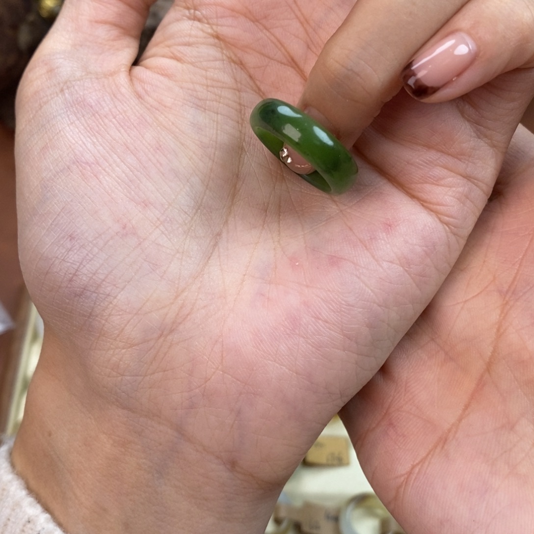 和田玉（碧玉）未镶嵌颈饰17.2   14号