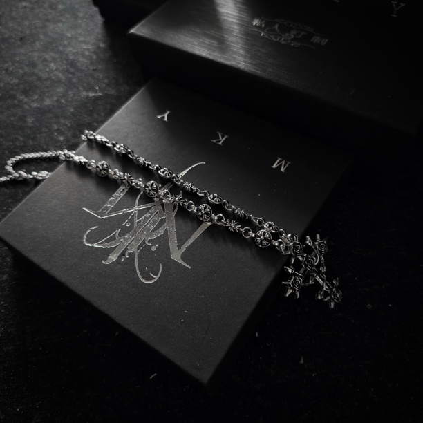 合金吊坠 MKY小众/个性链颈项链时尚百搭重工潮流高级轻奢链子