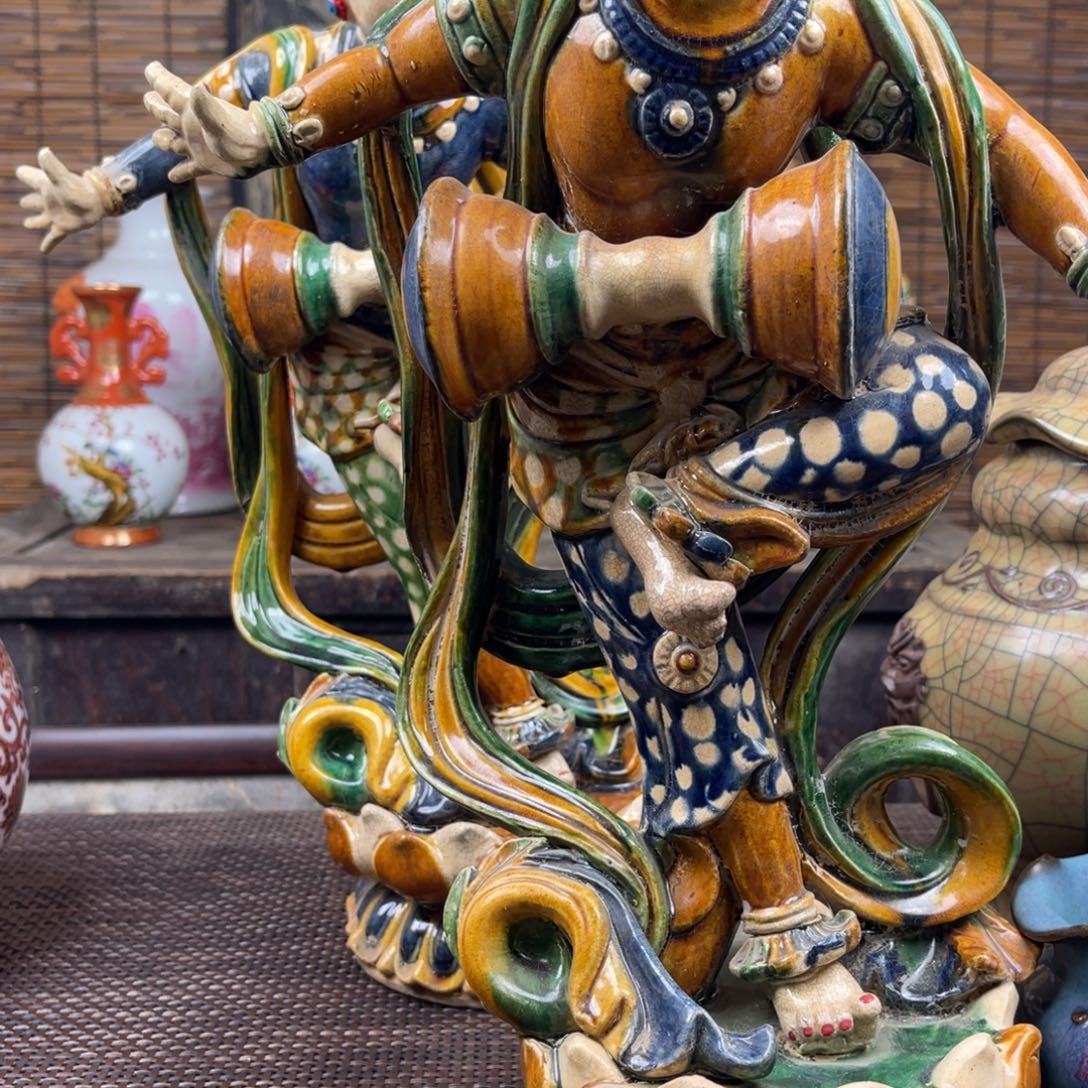 平***月陶瓷艺术品摆件摆件