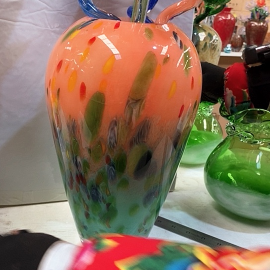 无铅玻璃花瓶高31厘米口径9厘米