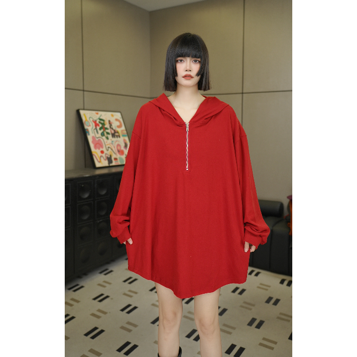 34020-200斤可穿连帽休闲风女长袖（衣长72/76/82胸围130/140/150）