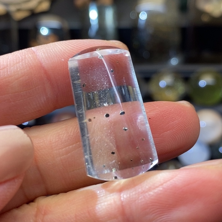 【闪购商品】水晶天然铜矿平安牌吊坠未镶嵌