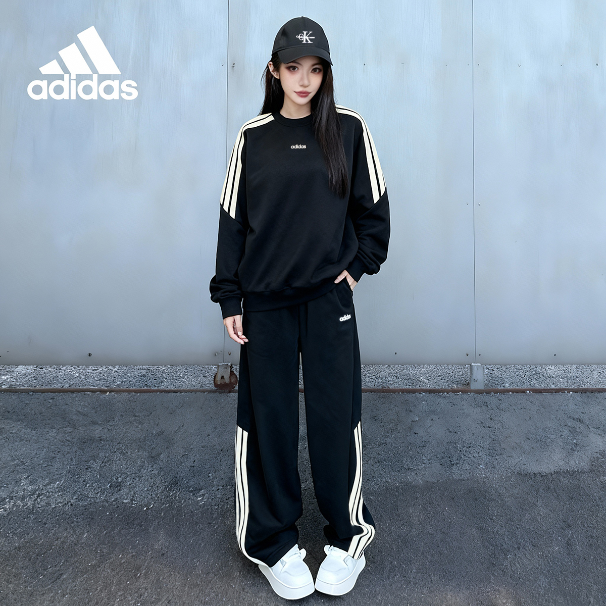 【门店新品】阿迪达斯爆款男女款舒适香蕉裤潮流运动裤KA2589【多色】