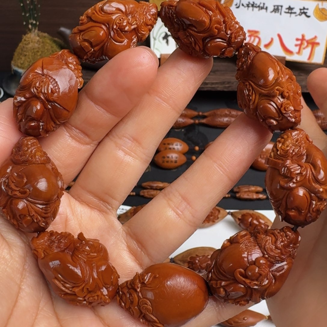 橄榄核手串/手链钟馗纳福