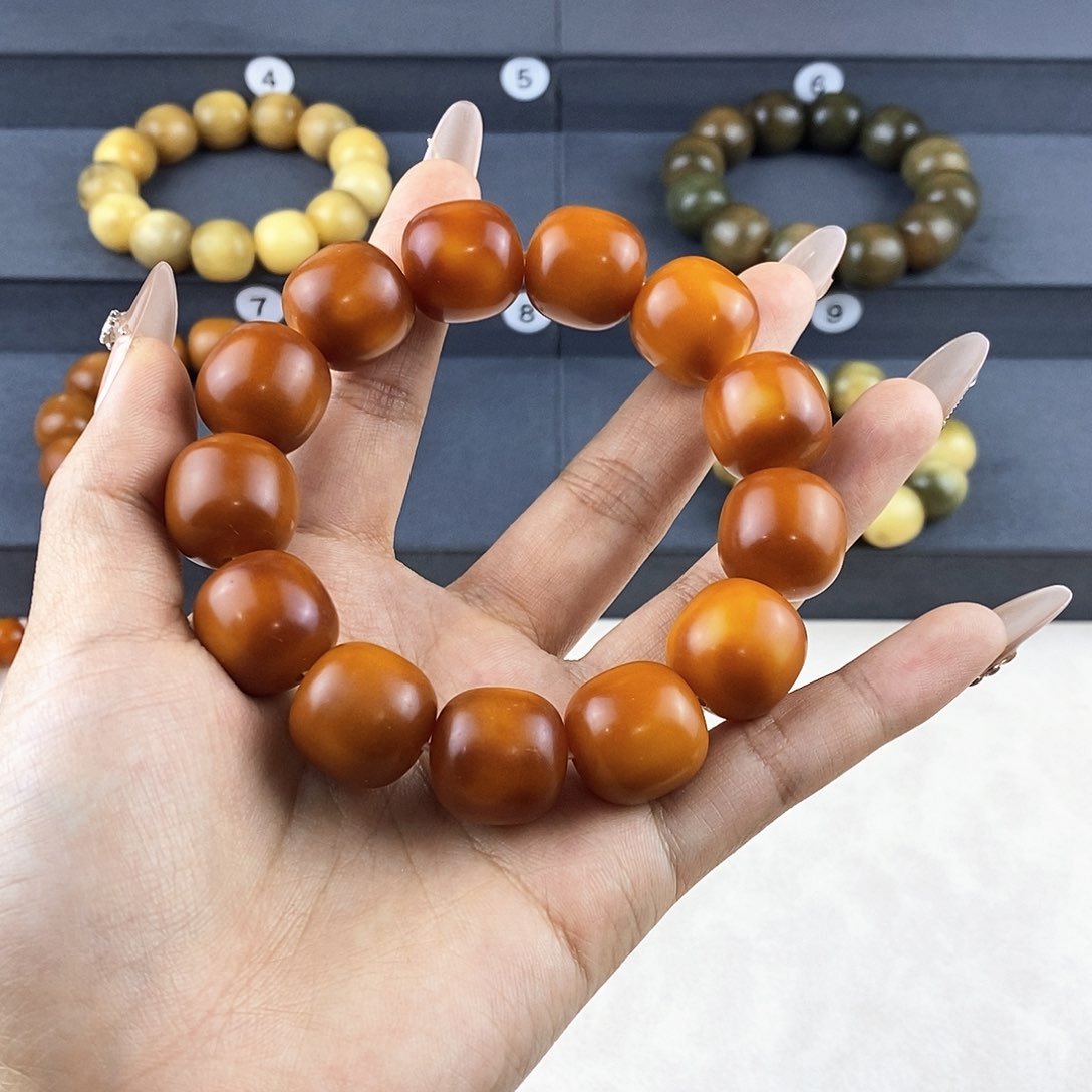 菩提根/象牙果手串全品无暇卡18