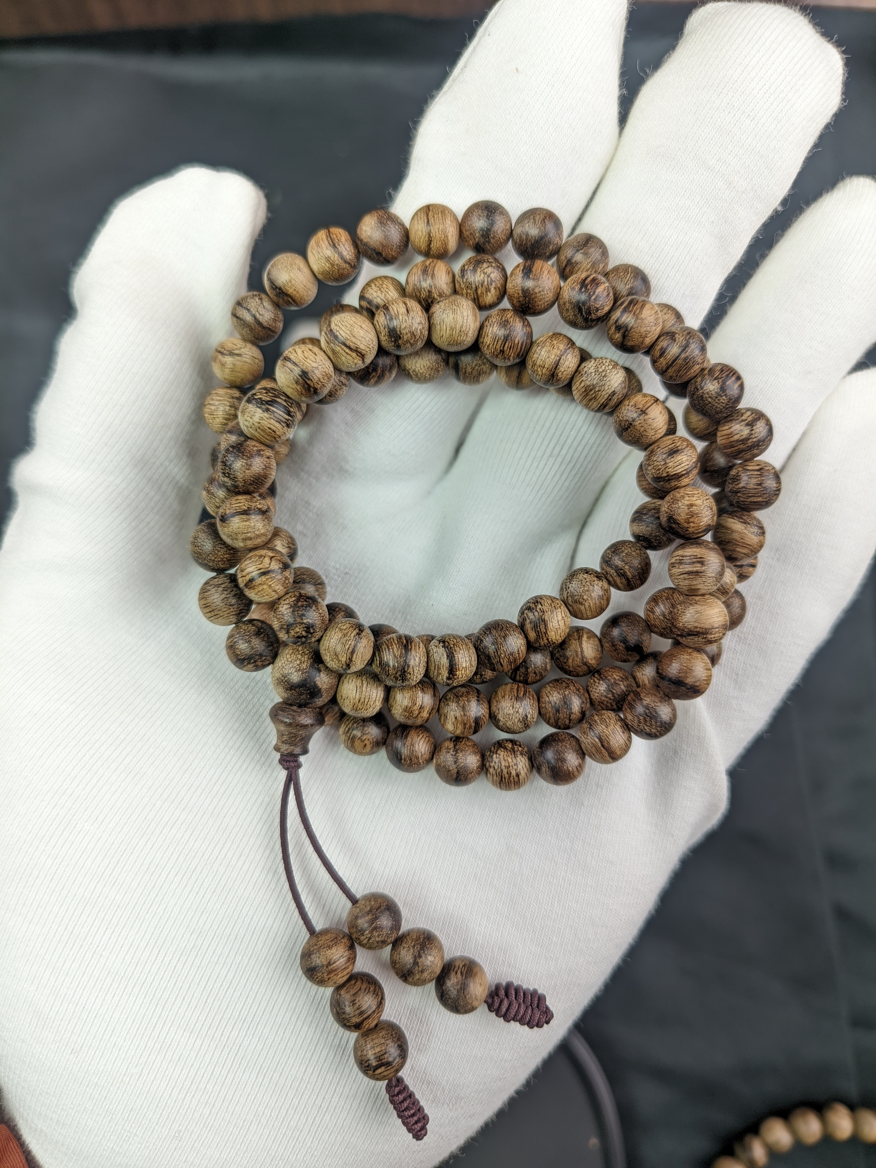 沉香手串达拉干0.7多圈17克