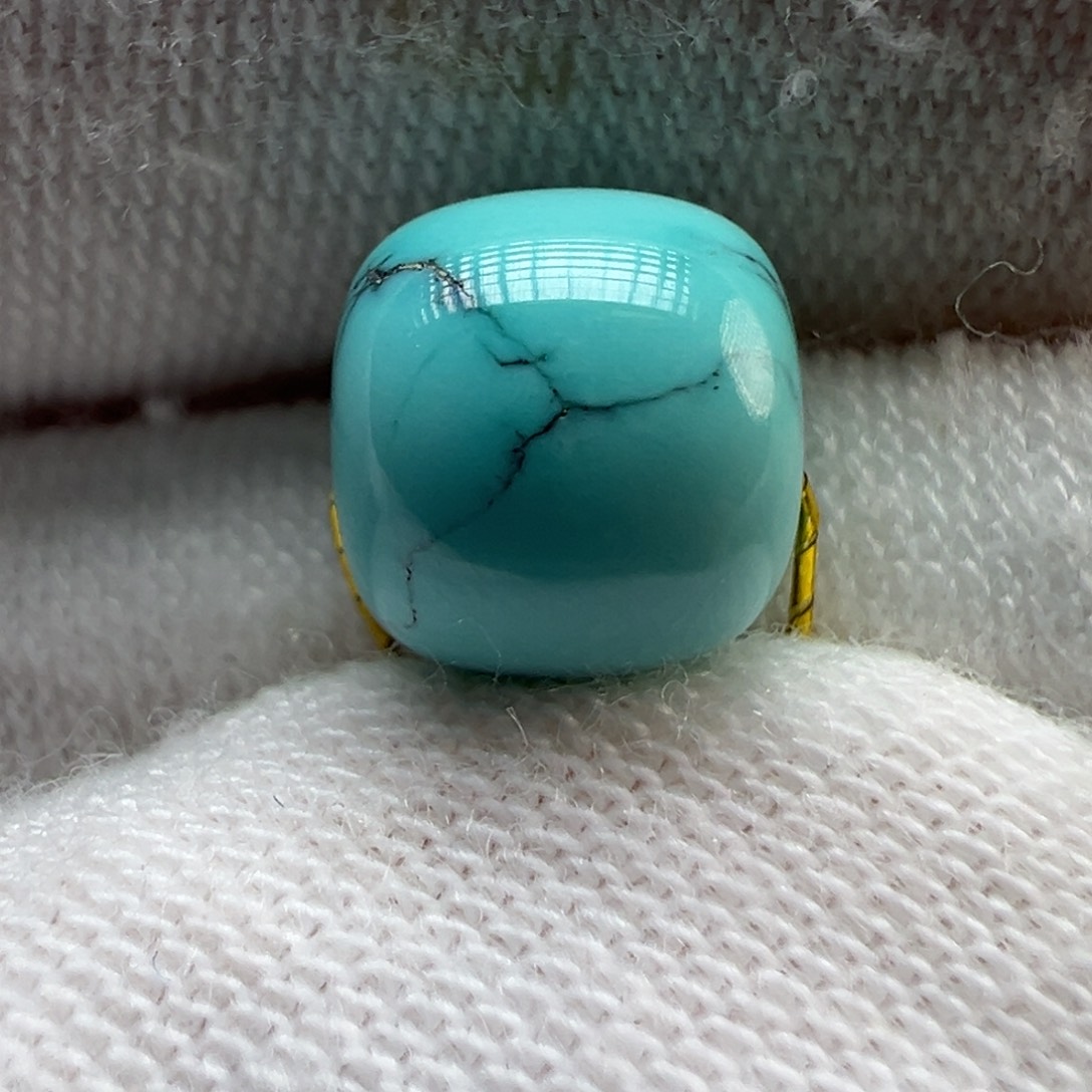 绿松石未镶嵌配饰7.8×7.2