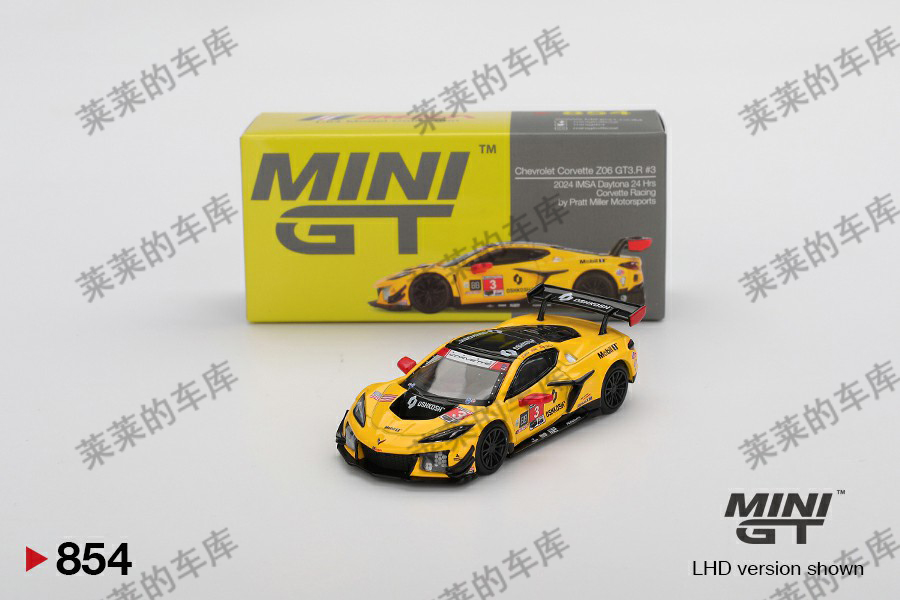 MINI GT 1:64 Chevrolet Corvette Z06 GT3.R #3 Corvette #854